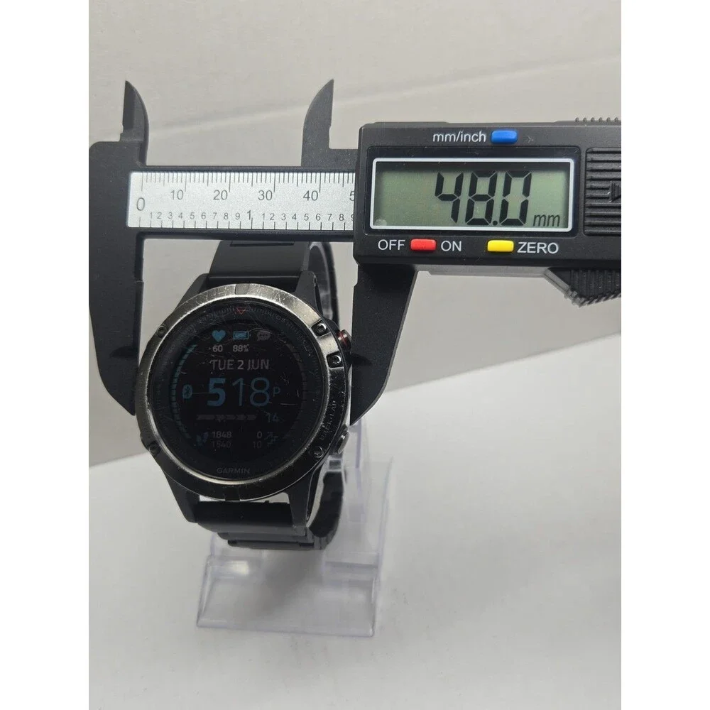 Garmin Fenix 5 47mm GPS Multisport Smartwatch Heart Rate 100M Black Watch Tested
